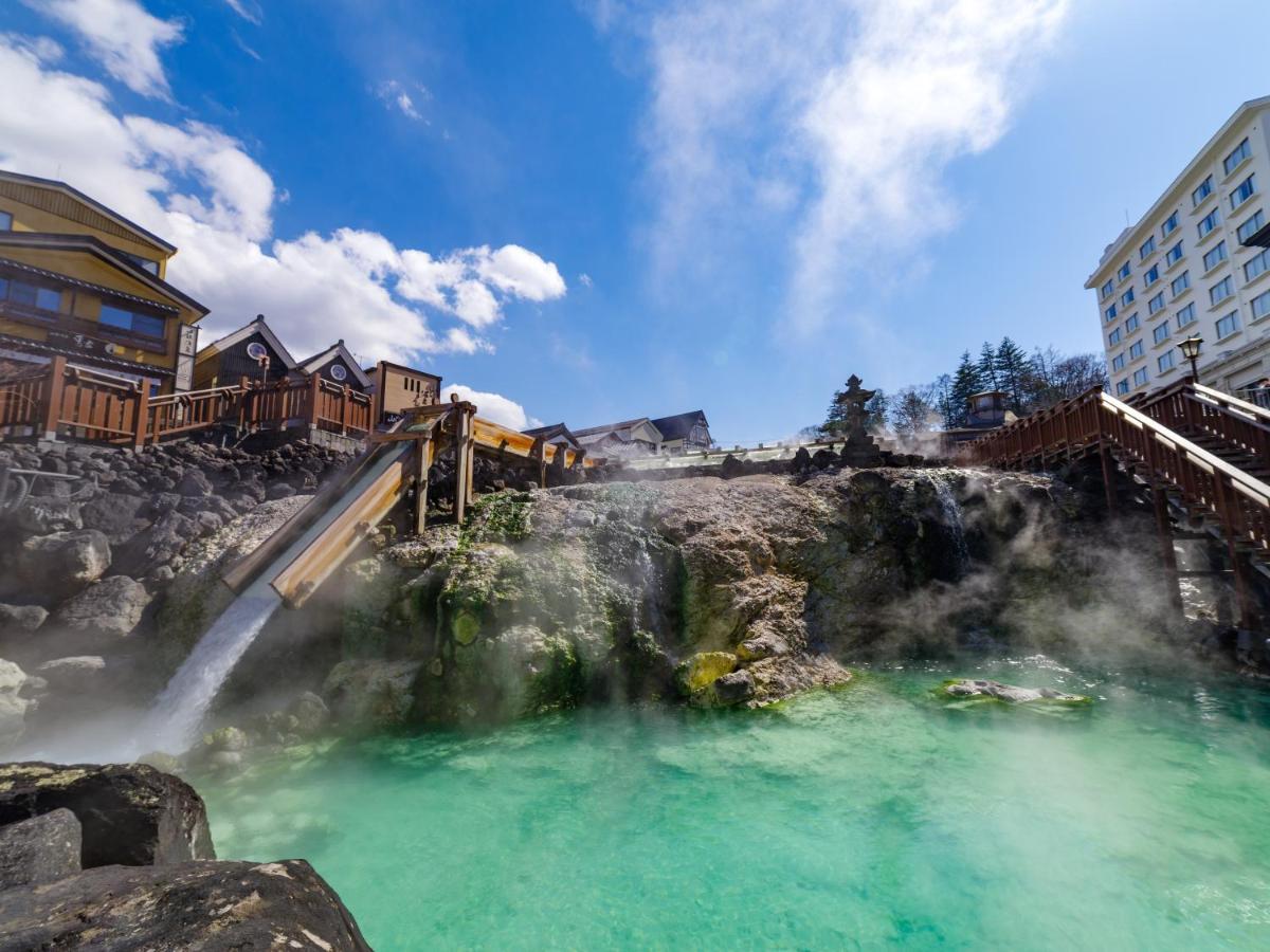 Kamenoi Hotel Kusatsu Yubatake Εξωτερικό φωτογραφία